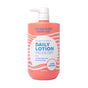 A 30 fl oz (887 mL) pink pump bottle of The Seaweed Bath Co Value Size Daily Lotion in lime papaya scent, with nutrient-rich algae, moringa oil, and marine moisture for all-day hydration for hands and body.