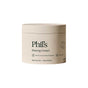 Phil's Shaving Cream comes in a beige, plastic-free, home compostable 3.4 oz container with green text. It features niacinamide and moisturizing shea butter for a luxurious shave.