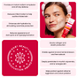 A woman applies Shielded Beauty’s Self Defense Super-Charged Moisturizer, holding the skincare tube. Benefits—skin protection, collagen boost, and microbiome support—are listed. A circular badge highlights the “2021 Beauty Innovation Award.”.