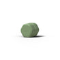 A small, green, hexagonal Skincare Duo Travel Container by Cadence with Moisturizer printed on the lid, shown on a white background.