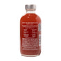 Kosterina Crushed Strawberry Vinegar comes in a clear glass bottle with a silver cap and vivid red liquid. The back label notes its ideal for fruit salads or cocktails, contains no added sugar, and details ingredients plus its flavor profile.