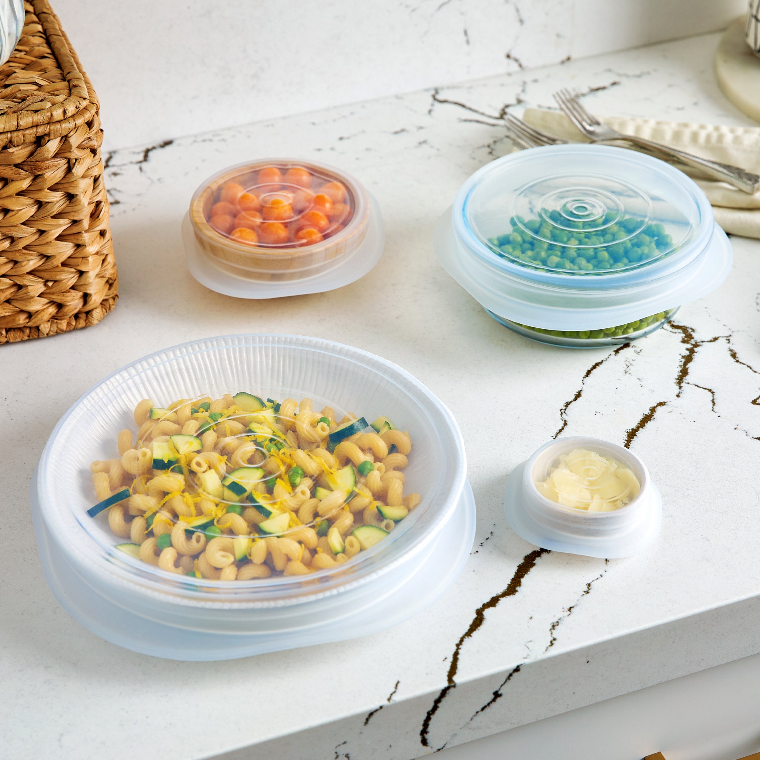 Stasher Premium Reusable Silicone Stretch Lids - Thumbnail 3