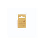 A small brown SuperBee box with a hanging tab and minimalist design holds Dentos Eco Toothpaste Tabs in Spearmint Flavor, displayed travel-ready against a plain white background.