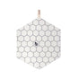 The Hexawash Laundry Detergent Substitute by SuperBee is a non-toxic, eco-friendly choice for mindful homes—featuring a white hexagonal design with black honeycomb pattern, central bee motif, and a beige sagaform fabric loop.