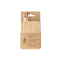 The SuperBee Kitchen Loofah Dish Sponge comes in brown cardboard packaging with the SuperBee logo and multilingual text. The pack includes two reusable sponges, each with a beige tag, visible inside the box.