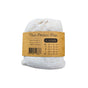 SuperBee Mesh Produce Bags are eco-friendly, white mesh grocery bags with a brown label stating “Mesh Produce Bags, Washable, Reusable, 100% Cotton,” featuring five sizes and their dimensions in centimeters.