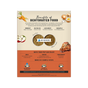An infographic titled Benefits of The Honest Kitchen Dehydrated Dog Food Whole Grain Beef shows dried vs. rehydrated bowls, highlights compactness, less mess, versatility, and details how to prepare and serve this human grade dog food.