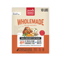 A 10 lb box of The Honest Kitchen Dehydrated Dog Food Whole Grain Beef features food images, benefits, serving instructions, and a label stating it makes about 40 lbs of food.