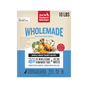 A 10-lb box of The Honest Kitchen Wholemade™ Whole Grain Turkey Dog Food, made with human grade, cage free turkey. This dehydrated food makes 40 lbs when rehydrated—just add water. Packaging shows turkey and vegetables.