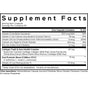 Codeage Teeth & Gums Vitamins Supplement Facts: serving size 1 capsule, 90 servings per container; contains vitamins A, C, D3, K2, calcium, zinc, collagen complex, probiotics blend—formulated for premium teeth and gum support.