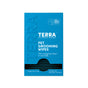 A teal box of Terra Pet Grooming Wipes, Fragrance Free, Gentle & Hydrating, USDA certified biobased and individually wrapped. Includes 30 eco-friendly bamboo wipes for waterless pet grooming. Text says “Tail-wagging clean in seconds.”.