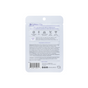 Back of The Good Patch Brighten-Up Hydrogel Undereye Patch set shows usage instructions, icons, ingredients, warnings, barcode, and social media handle—set on a clean white background.