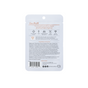 Back of a white De-Puff Hydrogel Undereye Patch package by The Good Patch, showing application instructions, ingredients list, barcode, and social icons. These hydrogel patches target under-eye bags for refreshed, soothed skin.