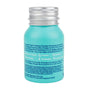 A small turquoise bottle with a silver cap, The Powder Shampoo’s Purifying Shampoo is a water-free powder that’s sulfate-free, vegan, clean, recyclable, refillable, and cruelty-free.