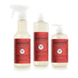 The Mrs. Meyer's Summer Cleaning Set – Home Essentials features Tomato Vine-scented Multi-Surface Cleaner, Dish Soap, and Hand Soap, each with red and cream labels.