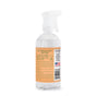 A clear spray bottle with a white nozzle and an orange label featuring Rebel Green Tub & Tile Cleaner, plant-based ingredients, eco-friendly and women-owned business certifications, product details, logos, and a barcode.