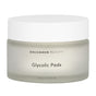 Uncommon Beauty Glycolic Pads come in a frosted jar with a white lid, containing 48 ml (1.62 fl oz) of exfoliating pads to help minimize pores and refresh your skin.