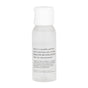 Uncommon Beauty Mini Micellar Water comes in a frosted plastic bottle with a white cap and labeled instructions for use. Apply the gentle cleanser to a reusable pad; avoid contact with eyes.
