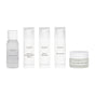 The Uncommon Beauty Daily Skincare Travel Set features five clean essentials—Micellar Water, Enhanced Pineapple Peptide Nectar, Retinol Alternative, Jelly Cleanser, and Enhanced Daily Water Cream—all in one convenient kit.
