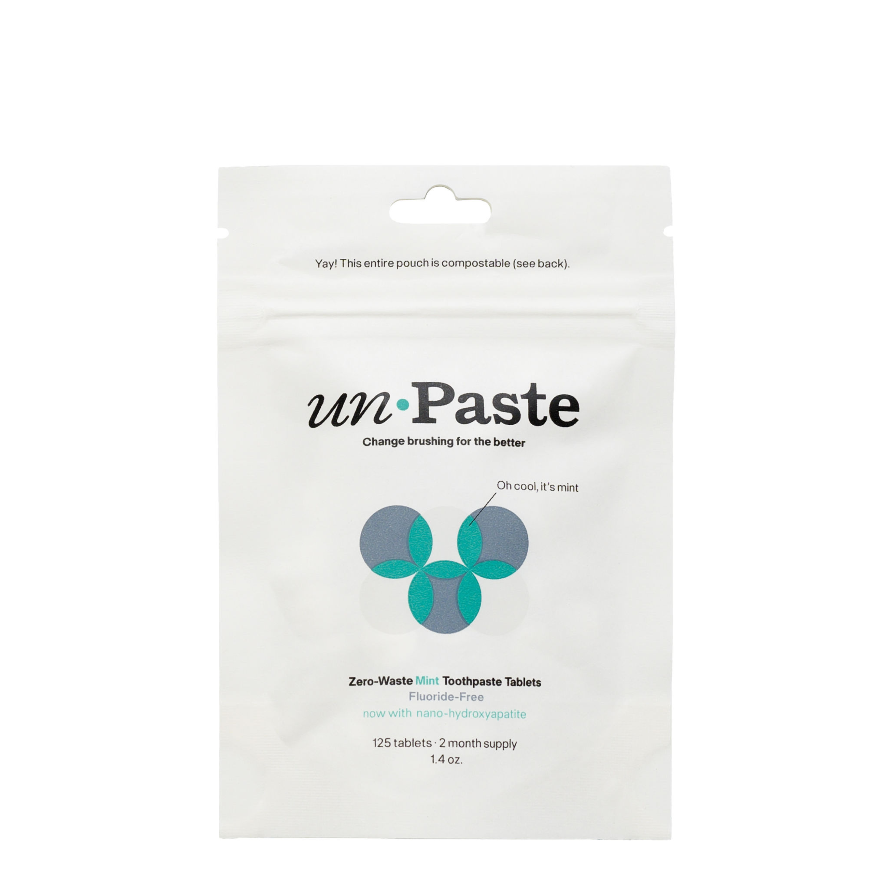 Unpaste Fluoride Free Mint Toothpaste Tablets - Mint | Grove Collaborative