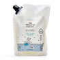 The Unscented Company Kids Big Bubble Bath Refill Bag (1L) features playful child, turtle, and frog illustrations on a white pouch with a black spout. Enjoy hypoallergenic, gentle bubbles—perfect for kids’ bath time fun!.