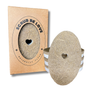 The Scrub Be Love Oval Heart Dish Sponge Pack includes a natural coconut coir scrubber with a heart-shaped hole and eco-friendly packaging. Its rough, fibrous texture makes it perfect for a plastic-free kitchen.