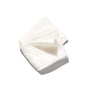 A stack of Ursa Major Essential Face Wipes, individually wrapped, displayed folded on a white background with a shadow underneath.