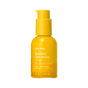 A 30 mL (1 fl oz) yellow bottle of Ursa Major Mountain Glow Serum with pump dispenser, labeled Firm + Revitalize, offers rejuvenating skin nutrition.