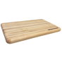 The Mizu Minimalist Chopping Board by WoodForChef is a rectangular board with rounded edges, light wood grain, and the brand engraved in one corner, crafted from 100% FSC-certified wood.