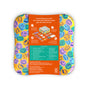The Welly First Aid Kit features cheerful smiley face designs and an orange label with listed contents. Packed with flex fabric bandages and organized ointments, it includes essentials for emergency care.
