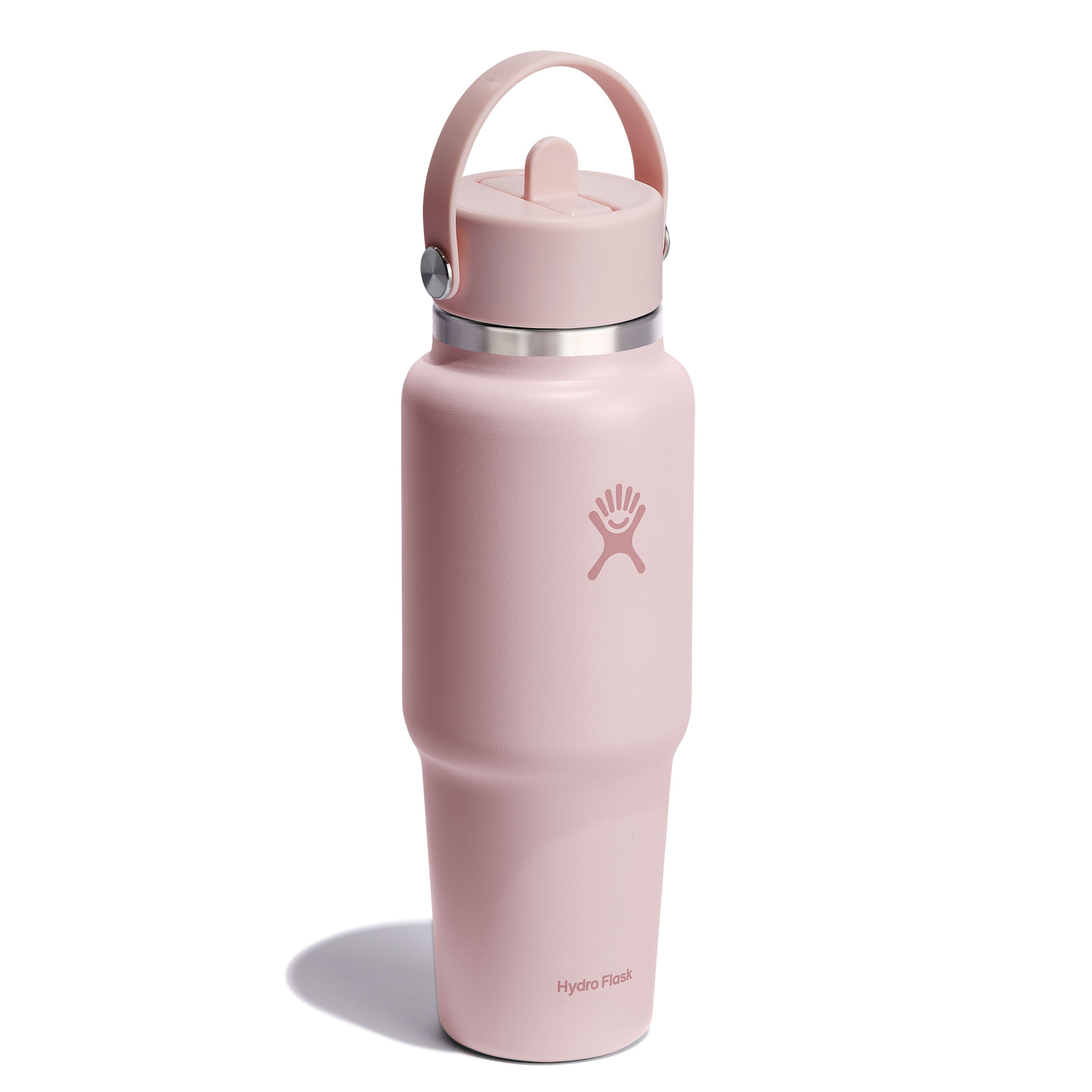 Hydro Flask Wide Mouth Travel Bottle with Flex Straw Cap, 32 oz