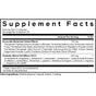 Supplement Facts label for Codeage Womens SBO Probiotic Capsules showing serving size, a proprietary Ayurvedic herbal blend, feminine health probiotics and a probiotic blend with specific strains, amount per serving, and daily value statement. Other ingredients listed include methylcellulose capsule and enteric coating.
