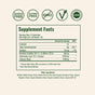 The WonderBiome 2-1 Pre & Probiotic Gummies by Plant People feature a supplement facts label in green text on beige, highlighting sugar-free, gluten-free, GMO-free, vegan, and cGMP. Ingredients and nutrition support digestive health.
