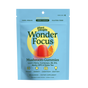 WonderFocus - Mushroom Gummies by Plant People come in a blue resealable pouch with images of a gummy and orange slice. The vegan, gluten-free gummies feature Lion's Mane extract and support focus, energy, and cognition.