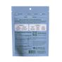Back of a Plant People WonderSleep - Super Mushroom Gummies package featuring supplement facts, directions, melatonin-free sleep support benefits (recover, calm, sleep, mood), always/never use ingredients list, savings QR code—all on a blue background.