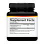 A black Youtheory Total Body Turmeric supplement bottle with a white label displays Supplement Facts, including key ingredients such as Longvida Curcumin and Ginger Root extract—hallmarks of a premium turmeric formula. The serving size is one capsule, with additional ingredient information provided to support inflammation relief and cognitive function.