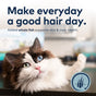 A fluffy blue-eyed cat lounges as text reads: Make everyday a good hair day. Added wild-caught fish supports skin & coat health. Try ZIWIs Steam & Dried Cat Food - Wild South Fish: high protein, grain-free, low carb for all life stages.