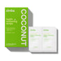 A green box labeled Zimba Whitening Strips is shown beside several matching packets. The box highlights 14 treatments, promises whiter teeth in 30 minutes, and features reduced sensitivity.