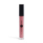 A clear tube of pink lip gloss with a black cap, featuring the Lily Lolo brand name and logo printed vertically on the front. The product is standing upright against a white background.