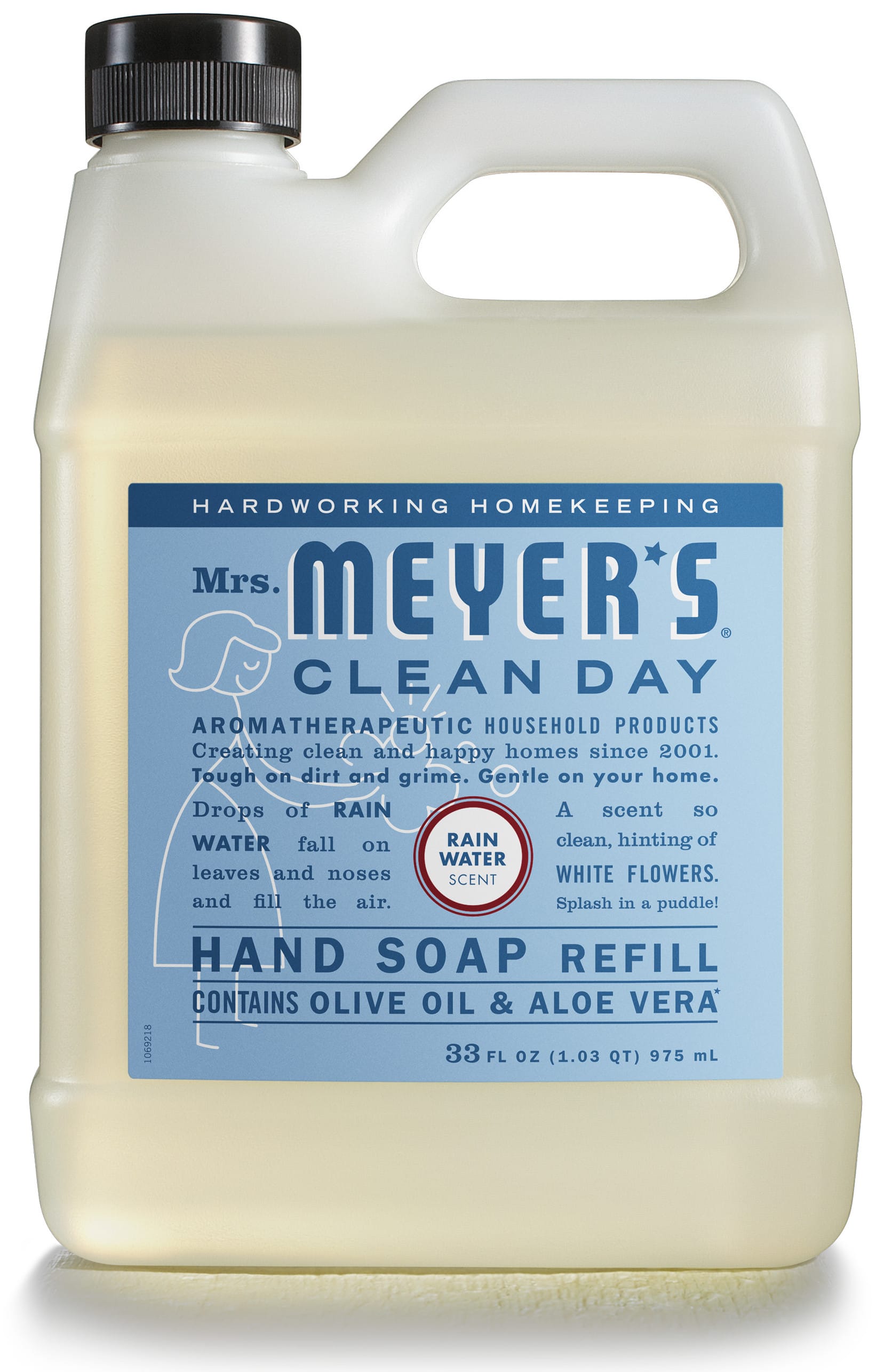 Mrs. Meyer's Gel Hand Soap Refill - Basil | Grove Collaborative