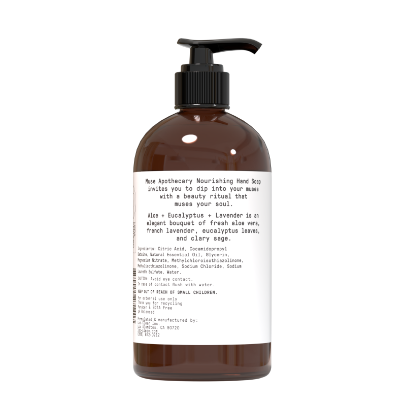 Muse Apothecary Nourishing Hand Soap - Aloe, Eucalyptus & Lavender