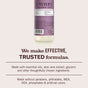 A bottle of Mrs. Meyer's Dish Soap appears above text stating: Our effective, trusted formula uses a natural degreaser and contains no parabens, phthalates, MEA, DEA, phosphates, or artificial colors.