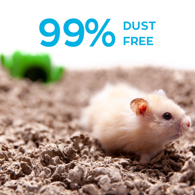 carefresh Small Animal Bedding made from reclaimed paper fiber