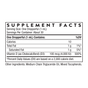 Thorne Vitamin D3 Liquid Drops supplement facts: serving size 1 dropperful (1 mL), 30 servings per container, 10 calories, 1g total and saturated fat, 100mcg (4000 IU) vegan vitamin D3 (500% DV), plus other listed ingredients.