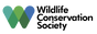 Logo of the Wildlife Conservation Society featuring a stylized W in overlapping green and blue shapes, with the organizations name in bold black text to the right.