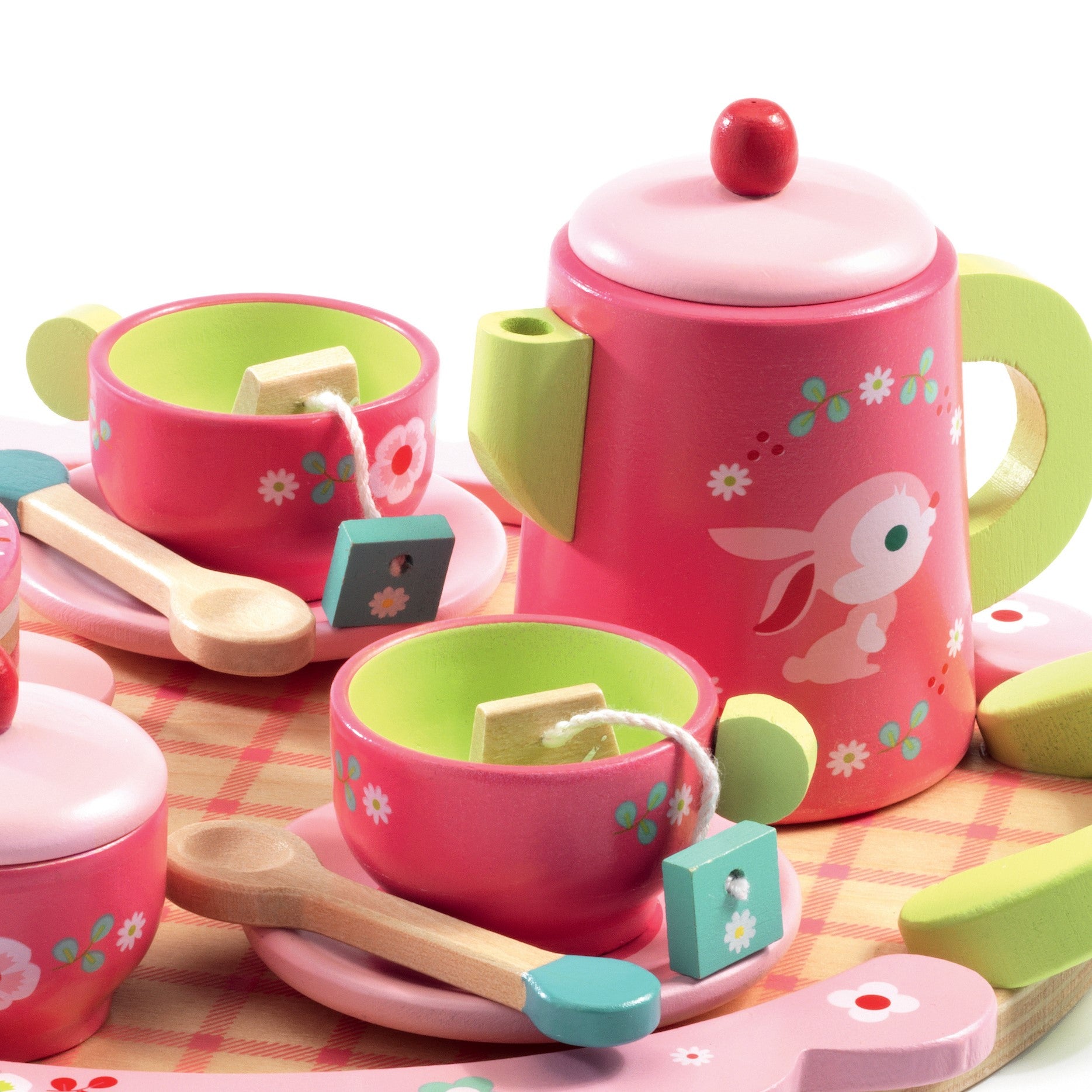 DJECO Role Play Lili Rose's Tea Party Set made from 100% FSC