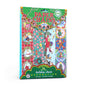 The eeBoo Piece & Love Holiday Paper Chains Kit features 120 links in 40 festive designs, making 24 feet of chain—no glue needed. Perfect for winter holiday decorations.