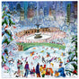 Enjoy piecing together the vibrant winter scene of Central Park with eeBoo Piece & Love’s New York City Skaters 1000 Piece Puzzle, featuring skaters amid snowy trees and city skyscrapers.