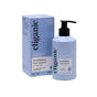 A blue Cliganic Fresh Balance Face Cleanser bottle with a pump is displayed alongside its coordinating blue box. Both feature the Cliganic branding and product information. The bottle holds 8 fl. oz. (237 ml) of the Fresh Balance Face Cleanser—a barrier-balancing gel formula that hydrates and gently cleanses the skin.