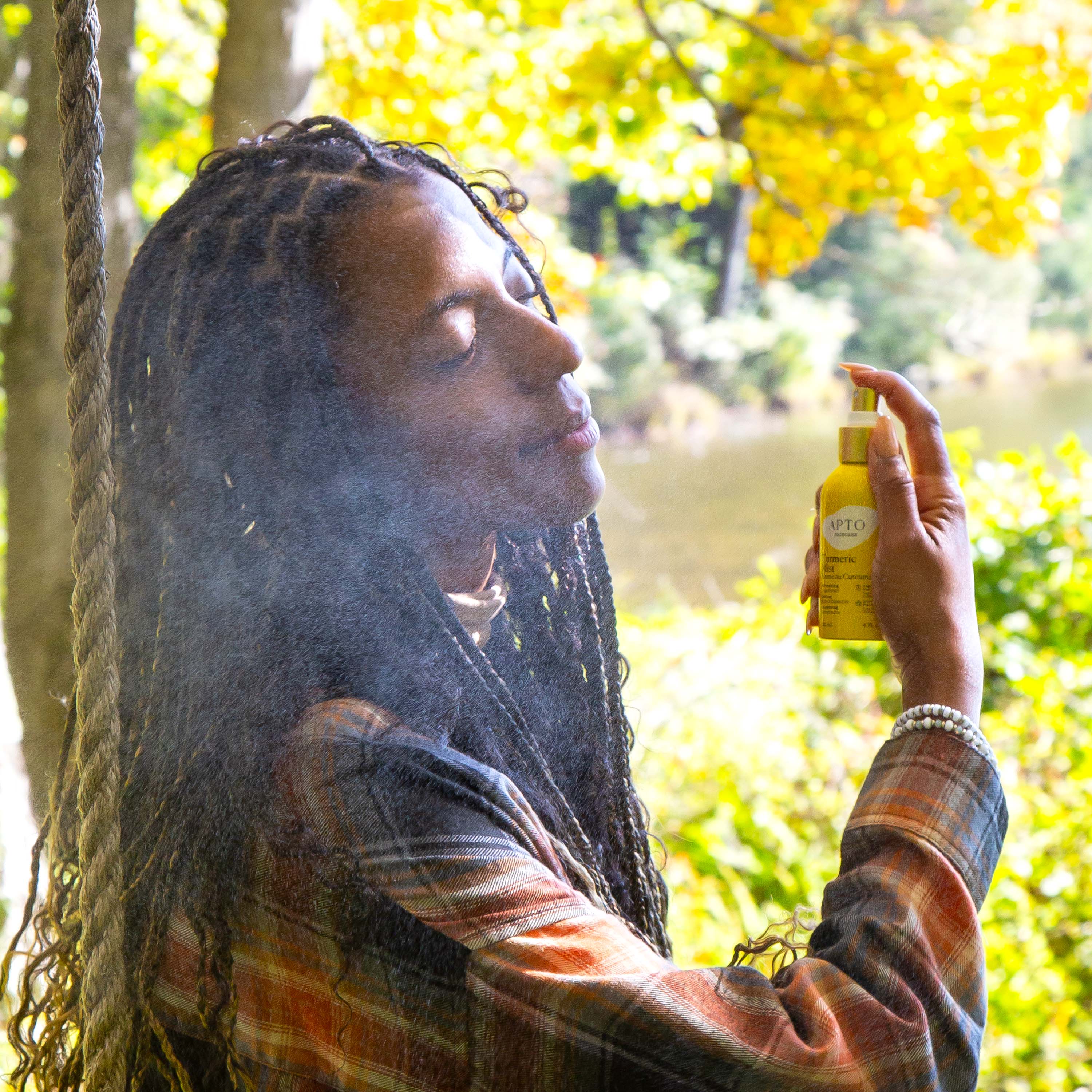 APTO Skincare Turmeric Mist with Witch Hazel, Reviving